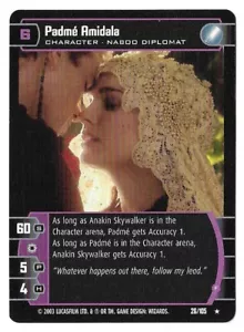 2003 Star Wars TCG Padme Amidala Jedi Guardians Card #26 Attack of the Clones - Picture 1 of 2