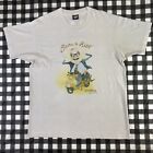 Honda Scooters Motorcycle Born To Ride 90s Vintage Distressed Off White T Shirt