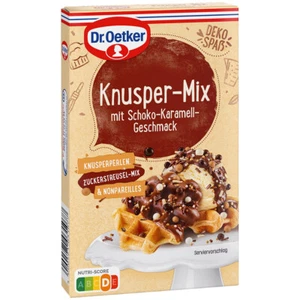 Dr. Oetker Knusper Mix Dekoration mit Schoko Karamell Geschmack 60g - Picture 1 of 1