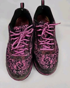 Skechers Women Safety Sure Track Flinser Alloy Toe Work Shoes 77251 Sz 9 *READ* - Picture 1 of 14