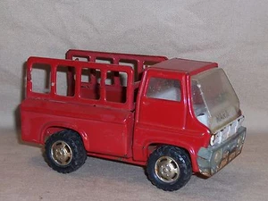 MARX PICKUP / FIRE TRUCK MADE IN JAPAN Pressed Steel - Picture 1 of 8