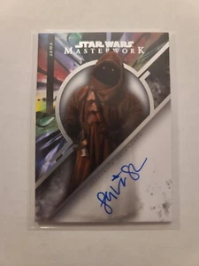 2023 Topps Star Wars Masterwork Autograph Leilani Shiu as Jawa #MWA-LS - Picture 1 of 2