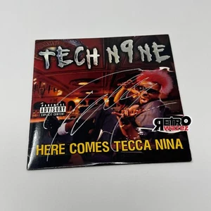 Tech N9ne Here Comes Tecca Nina CD SIGNED Single strange music krizz kaliko - Picture 1 of 2