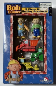 Bob der Baumeister 5 Stück Mini Ornamente Weihnachten in Box Kurt S. Adler - Bild 1 von 9