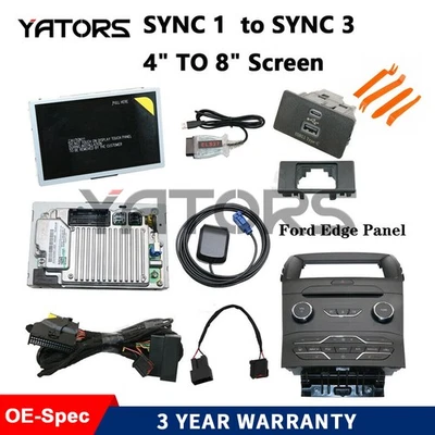 SYNC 1 to SYNC 3 4" to 8" Upgrade Kit 3.4V Carplay APIM Module for Ford Edge - Image 1 of 4