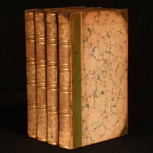 1819 4Vols The Life of Samuel Johnson by James Boswell Half Calf - Foto 1 di 6