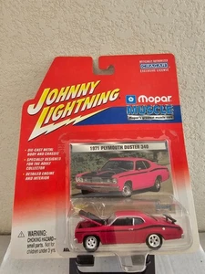 Johnny Lightning Mopar Muscle 1971 Plymouth Duster 340 Pink F54 - Picture 1 of 1