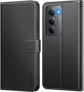 Leder Handyhülle Xiaomi Redmi 15 4G/5G Klappbar mit Kartenfach & Ständer - Bild 1 von 12