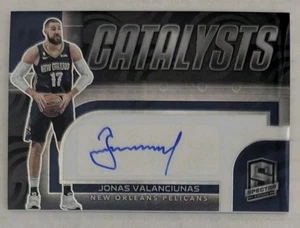 JONAS VALANCIUNAS 2022-23 Panini Spectra Catalysts Prizm Autograph 1/1 *READ* - Picture 1 of 5