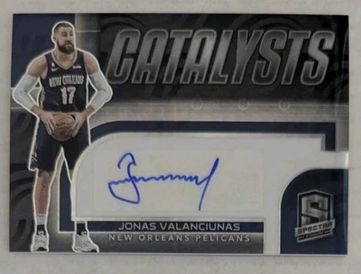 JONAS VALANCIUNAS 2022-23 Panini Spectra Catalysts Prizm Autograph 1/1 *READ* - Image 1 of 4
