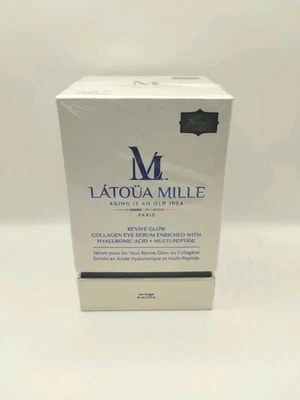 LM Glow Revive Glow Collagen Eye Serum ácido hialurônico + multipeptídeo 1 fl. Oz. - Imagem 1 de 2