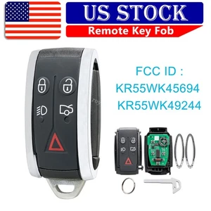 315MHz Smart Remote Key Fob PCF7953A Chip for Jaguar XF XFR XK XKR KR55WK49244 - Picture 1 of 8