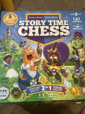 Story Time Chess Educational Game Read A Story/Learn Chess - COMPLETE - Image 1 of 4