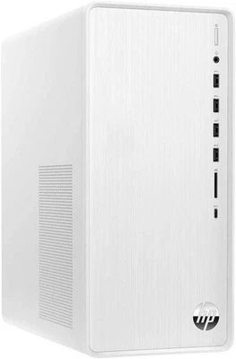 HP - TP01-3016 - Desktop Computer - i5-12400 12GB Memory 512GB SSD - White - Image 1 of 3