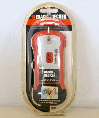 Black and Decker SF100 Stud & Metal Sensor Finder LED Indicators New & Sealed - Image 1 of 2