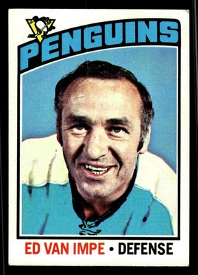 1976-77 Topps Ed Van Impe #157 - Pittsburgh Penguins - Image 1 of 2