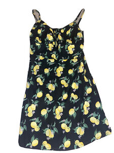 Derek Heart - Juniors Sundress Size Medium. Lemon Print Dress. FREE SHIPPING