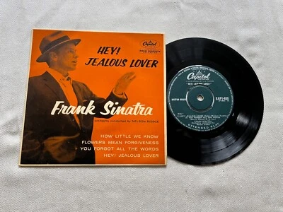 FRANK SINATRA - HEY!  JEALOUS LOVER - 1956 UK CAPITOL EP JAZZ SWING EASY EX / EX - Image 1 of 4