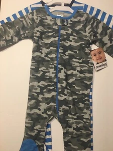 Onesies Brand camo stripes 2 Piece sleep and play set 0-3 Months - Picture 1 of 2