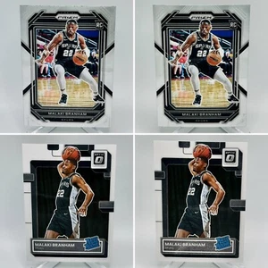 Malaki Branham Rookie (x4) Panini Prizm & Optic Rated Rookie Base Cards - Picture 1 of 9