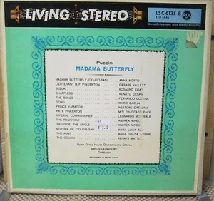Puccini Madama Butterfly - Moffo, Leinsdorf - RCA Red Seal   3 Record Set  1958 - Imagen 1 de 4