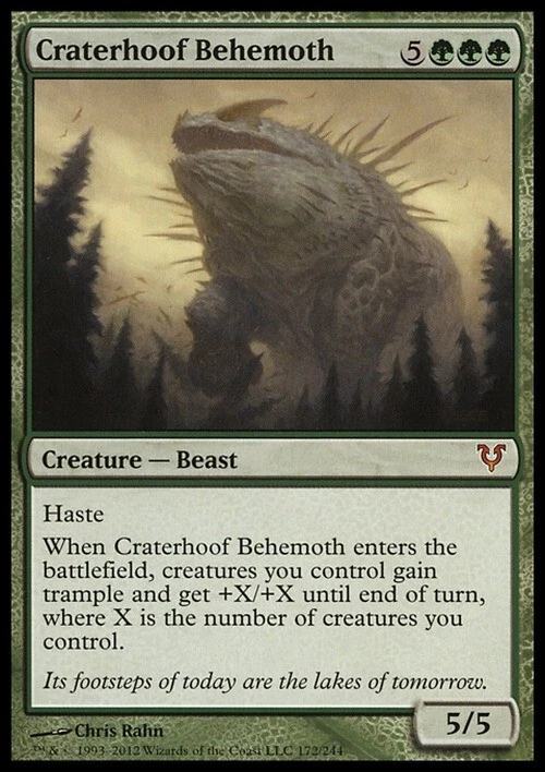 Craterhoof Behemoth ~ Avacyn Restored [ Excellent ] [ Magic MTG ] - Image 1 of 1