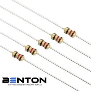 200Pcs 1/8W(0.125Watt) Carbon Film Resistors Kit ±5% 0Ω-10M Ohm Values Optional - Picture 1 of 7