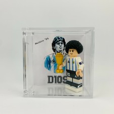 Display Cornice Lego Calciatori Diego Armando Maradona D10S Argentina Napoli