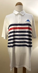 NEW Puma Volition America Polo Shirt Men Large Red White Blue Folds Of Honor - Picture 1 of 11