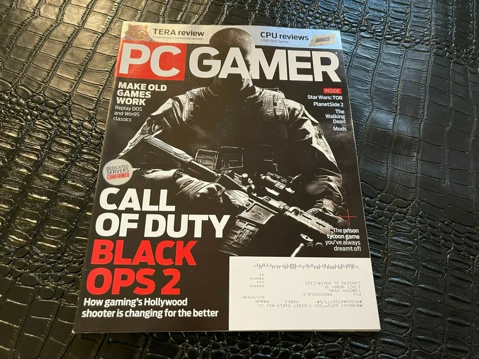 Revista de videojuegos PC GAMER AGOSTO 2012 - CALL OF DUTY BLACK OPS Foto 1 de 1