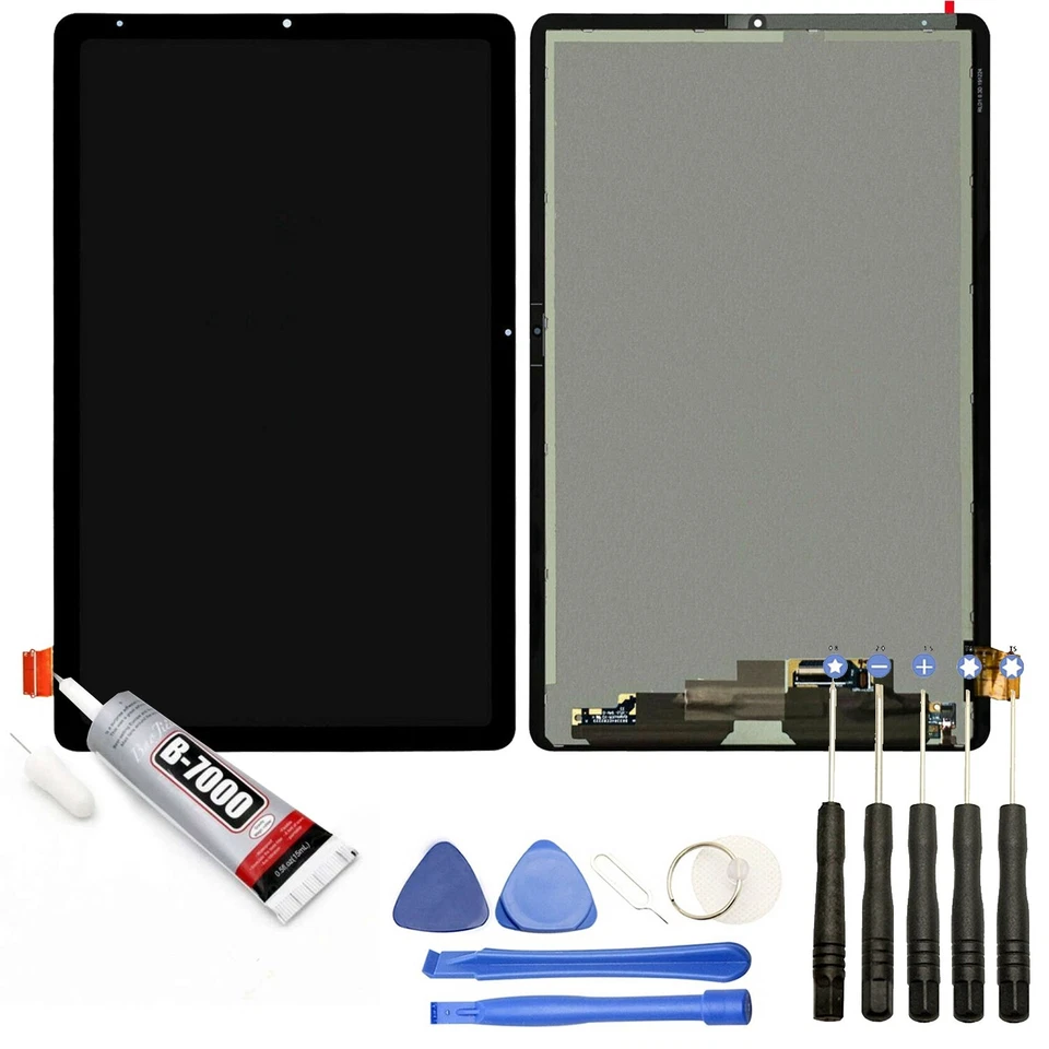 VITRE + ECRAN LCD POUR SAMSUNG GALAXY TAB S6 LITE SM-P610 SM-P615 NOIR + OUTILS