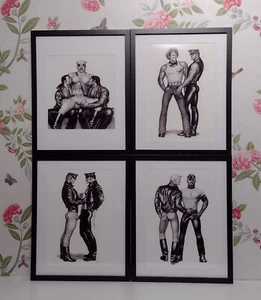 FRAMED PRINTS TOM OF FINLAND STUNNING FRAMED PRINTS MUSEUM PICTURES GAY LGBTQ+ - Picture 1 of 25