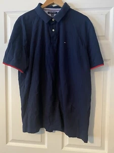 Tommy Hilfiger custom fit Blue Polo short sleeve shirt size XXL - Picture 1 of 7