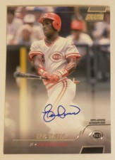 2022 Topps Stadium Club Eric Davis On Card Auto Autograph