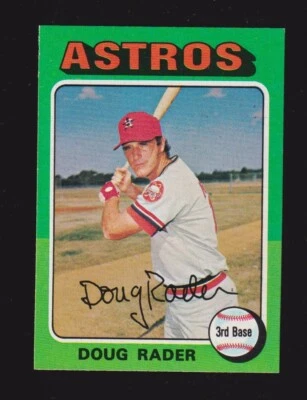 1975 TOPPS MINI #165  Doug Rader  HOUSTON ASTROS  NM  A - Image 1 of 2
