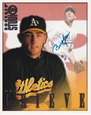 Ben Grieve Signed - Autographed Oakland A's 8x10 inch Photo with Certificate - Image 1 of 2