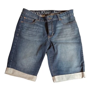Bermuda donna Calvin Klein jeans classico blu taglia 31/11 nuovo senza etichette - Foto 1 di 7