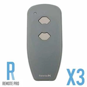 3 x Marantec Digital 382 Genuine/Original Garage/Gate Remote Control - Picture 1 of 6