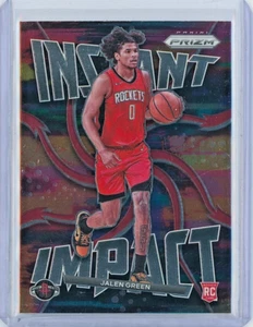 JALEN GREEN *TARJETA DE NOVATO* (RC) 2021-22 Panini Prizm IMPACTO INSTANTÁNEO #25 - Imagen 1 de 2
