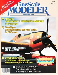 FINESCALE MODELLIERER 2/88 M36B1 TANKZERSTÖRER, MESSERSCHMITT 163B KOMET, VORDÄCHER - Bild 1 von 2