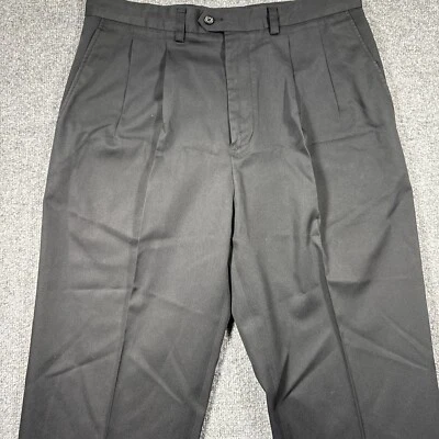 Calça John W Nordstrom - 36 W 33 L preta Smartcare resistente a manchas - Imagem 1 de 4