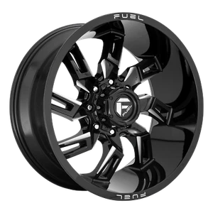 20 Inch Black Rims Wheels Chevy Silverado 1500 Avalanche GMC Sierra 6 Lug LIFTED - Picture 1 of 4