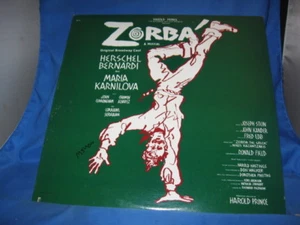 Zorba - Original Broadway Cast - Excellent Condition [INV-29] - Picture 1 of 4