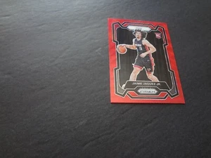 2023-24 Prizm Jaime Jaquez Jr Ruby Wave Red Rookie 137 RC Miami Heat UCLA - Foto 1 di 2