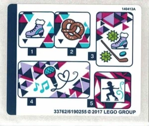 LEGO® Aufkleber Sticker Friends Snow Resort Ice Rink 41322 NEU - Bild 1 von 1