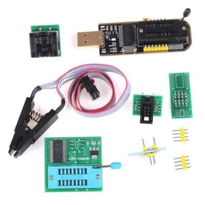 HIGH QUALITY usb programmer CH341A + SOIC8 clip + 1.8V adapter SOIC8 + C49C - Picture 1 of 12