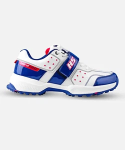 HS 41 PRO Cricket shoes Rubber Turf spike - Navy Red - Picture 1 of 4
