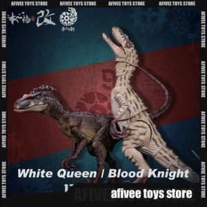 White Queen Velociraptor Super Movable Dinosaur Handcraft of Jurassic Model - Picture 1 of 10