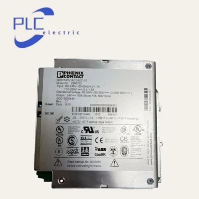 2866763 QUINT-PS/1AC/24DC/10 1 PIEZA NUEVA Fuente de Alimentación Phoenix 24V DC/10A 1 fase Foto 1 de 3