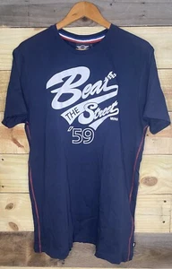 Mini Cooper TShirt Blue Beat The Street  Mens Large New With Tags 🔥 - Picture 1 of 6